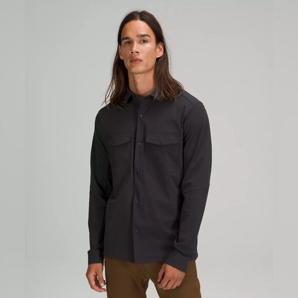 Lululemon Black Down Double Pocket Long Sleeve